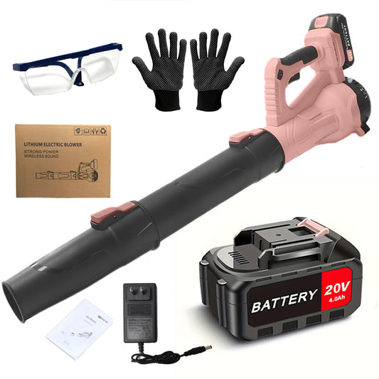 Cordless Leaf Blower 20V with Battery & Charger - Lightweight Handheld Yard Tool